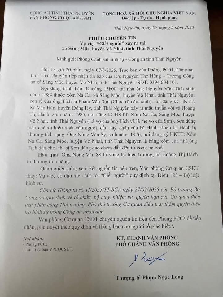 Con rể chém mẹ vợ và hàng xóm, 1 người tử vong
